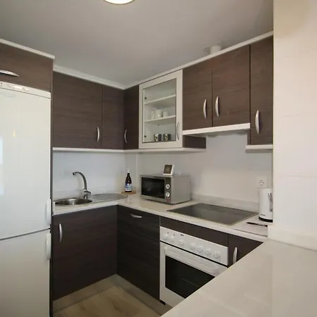 Apartment Small Oasis Nelson Mandela With Sea View, Two Bedrooms, Parking, Terrace And Pool Manilva