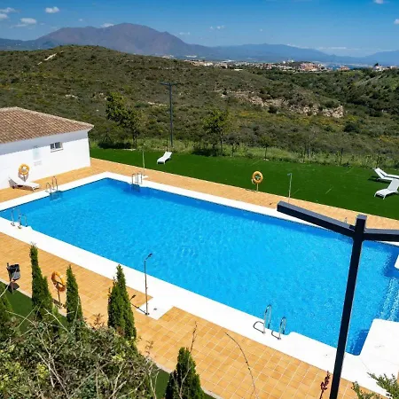 Apartment Small Oasis Nelson Mandela With Sea View, Two Bedrooms, Parking, Terrace And Pool Manilva