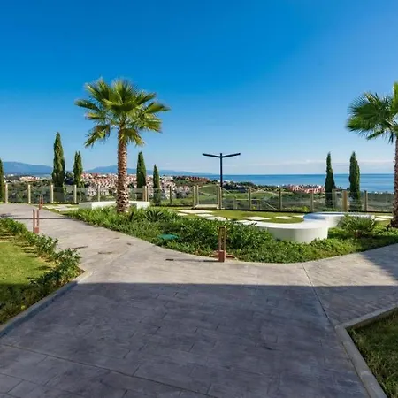 Apartment Small Oasis Nelson Mandela With Sea View, Two Bedrooms, Parking, Terrace And Pool Manilva