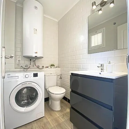 Apartment Small Oasis Nelson Mandela With Sea View, Two Bedrooms, Parking, Terrace And Pool Manilva